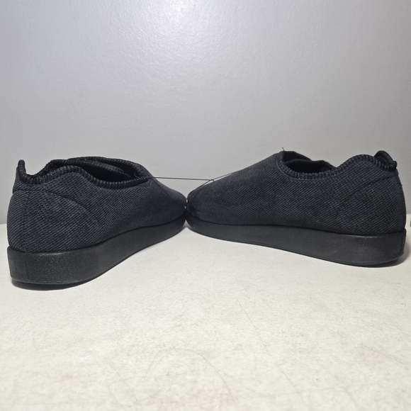 NEW Silverts Adaptive Slippers Diabetic Easy On Black Adjustable Womens 11 Men 9 - Picture 6 of 14